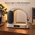 zenvyroa™ Arcora Bluetooth Desktop Speaker with Ambient Light & Digital Clock