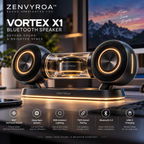 ZENVYROA™ VORTEX X1  Dual-Wing Spatial Bluetooth Speaker