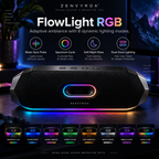 ZENVYROA™ HaloForge S8  Premium Wireless RGB Speaker