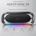 ZENVYROA™ AEROFORGE S8  Floating RGB Desktop Speaker