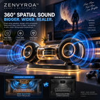 ZENVYROA™ VORTEX X1  Dual-Wing Spatial Bluetooth Speaker