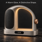 zenvyroa™ Arcora Bluetooth Desktop Speaker with Ambient Light & Digital Clock
